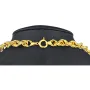 XXXL Kordelkette, hochwertig gearbeitet in ca. 95 cm MEGA Länge und ca. 8mm Breite aus edlem 585 Gold (14k)