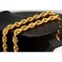 XXXL Kordelkette, hochwertig gearbeitet in ca. 95 cm MEGA Länge und ca. 8mm Breite aus edlem 585 Gold (14k)