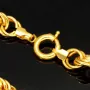 XXXL Kordelkette, hochwertig gearbeitet in ca. 95 cm MEGA Länge und ca. 8mm Breite aus edlem 585 Gold (14k)