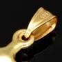 Hochwertig gearbeiteter Anker-Anhänger aus funkelndem Bicolor 14k / 585 Gold (Gelbgold und Weißgold)