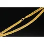 Dreireihige, edel verarbeitete Kordelkette - Gold-Armband aus funkelndem 8K 333er Gelbgold (ca. 43,5cm)