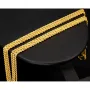 Dreireihige, edel verarbeitete Kordelkette - Gold-Armband aus funkelndem 8K 333er Gelbgold (ca. 43,5cm)