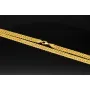 Dreireihige, edel verarbeitete Kordelkette - Gold-Armband aus funkelndem 8K 333er Gelbgold (ca. 43,5cm)