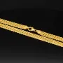 Dreireihige, edel verarbeitete Kordelkette - Gold-Armband aus funkelndem 8K 333er Gelbgold (ca. 43,5cm)