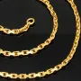 Exquisite Ankerkette aus funkelndem Gold (8K, 333 ca. 13,6g Gelbgold) ca. 50cm, 2,5mm mit FBM-Stempel