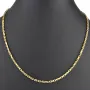 Exquisite Ankerkette aus funkelndem Gold (8K, 333 ca. 13,6g Gelbgold) ca. 50cm, 2,5mm mit FBM-Stempel