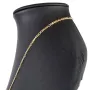 Hochwertig gearbeitete Goldkette / Figarokette aus funkelndem Gold (333 / 8K Gelbgold) - ca. 60cm lang, ca. 3mm