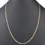 Hochwertig gearbeitete Goldkette / Figarokette aus funkelndem Gold (333 / 8K Gelbgold) - ca. 60cm lang, ca. 3mm