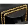Edle Goldkette für Damen in außergewöhnlichem Design aus glänzendem 375 (9k) Gelbgold in ca. 50cm Länge