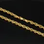Edle Goldkette für Damen in außergewöhnlichem Design aus glänzendem 375 (9k) Gelbgold in ca. 50cm Länge