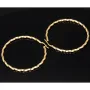 Spiral-Creolen in edlem Twist-Design aus hochwertigem 585er / 14K Gold