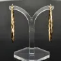 Spiral-Creolen in edlem Twist-Design aus hochwertigem 585er / 14K Gold