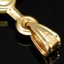 Fein gearbeiteter Anker-Anhänger aus edlem 14k / 585 Gold (Bicolor - Gelbgold und Weißgold)