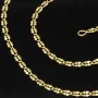 Funkelnde Goldkette in feinem, zeitlosen Design aus exquisitem 585 14k Gold (ca. 50cm lang, 2,5mm breit)