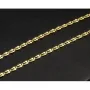 Funkelnde Goldkette in feinem, zeitlosen Design aus exquisitem 585 14k Gold (ca. 50cm lang, 2,5mm breit)