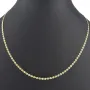 Funkelnde Goldkette in feinem, zeitlosen Design aus exquisitem 585 14k Gold (ca. 50cm lang, 2,5mm breit)