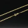 Edle Goldkette in außergewöhnlichem Design aus hochwertigem 585 14k Gold (ca. 45cm lang, 2,5mm breit)