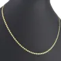 Edle Goldkette in außergewöhnlichem Design aus hochwertigem 585 14k Gold (ca. 45cm lang, 2,5mm breit)