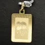 Hochwertig gearbeiteter Sternzeichen Widder- Anhänger in feinem Greco-Design aus funkelndem Gold (14K / 585 Gelbgold)