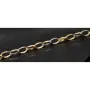 Funkelndes Bicolor-Ankerarmband aus edlem, polierten 14K 585er Weiß- und Gelbgold (ca. 19,5 cm Länge, 5mm Breite)