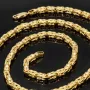 Exquisite Königskette aus hochwertigem 585er Gelbgold (14k)- 65cm lang, 4 mm breit, 19,1g