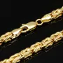 Exquisite Königskette aus hochwertigem 585er Gelbgold (14k)- 65cm lang, 4 mm breit, 19,1g