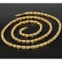 Exquisite Königskette aus hochwertigem 585er Gelbgold (14k)- 65cm lang, 4 mm breit, 19,1g