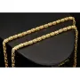 Exquisite Königskette aus hochwertigem 585er Gelbgold (14k)- 65cm lang, 4 mm breit, 19,1g