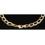 Zeitloses Panzerarmband aus edlem 585 14k Gold (hochglanzpoliert) in ca. 19cm Länge und ca. 6mm Breite