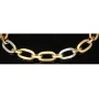 Funkelndes Armband in zeitlosem Design aus hochwertigem, hochglanzpoliertem Bicolor Gold (14K / 585 Gelb- und Weißgold) ca. 19,5 cm Länge