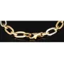 Funkelndes Armband in zeitlosem Design aus hochwertigem, hochglanzpoliertem Bicolor Gold (14K / 585 Gelb- und Weißgold) ca. 19,5 cm Länge