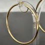 Zeitlose Creolen aus edlem, glänzend poliertem 14K / 585 Gold (Gelbgold)