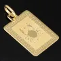 Funkelnder Sternzeichen "Krebs" - Anhänger aus 585 (14K) Gold mit detailreicher Gravur