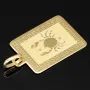 Funkelnder Sternzeichen "Krebs" - Anhänger aus 585 (14K) Gold mit detailreicher Gravur