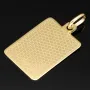 Funkelnder Sternzeichen "Krebs" - Anhänger aus 585 (14K) Gold mit detailreicher Gravur