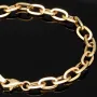 Hochwertig gearbeitetes Ankerarmband aus funkelndem 14K (585er) Gold - hochglanzpoliert - ca. 19,5 cm lang und 5 mm breit