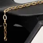 Hochwertig gearbeitetes Ankerarmband aus funkelndem 14K (585er) Gold - hochglanzpoliert - ca. 19,5 cm lang und 5 mm breit
