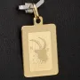 Stilvoller Sternzeichen Steinbock - Anhänger in feinem Design aus edlem Gold (14K / 585 Gelbgold)