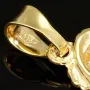 Sternzeichen Widder- Anhänger mit feinen Details aus hochwertigem, hochglanzpoliertem Gold (14K / 585 Gelbgold)
