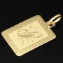 Fein gearbeiteter Skorpion - Anhänger aus funkelndem 585er 14K Gold mit detailreicher Gravur