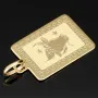 Exquisiter Stier- Anhänger aus exquisititem 14K 585 Gold mit fein graviertem Design