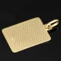 Exquisiter Stier- Anhänger aus exquisititem 14K 585 Gold mit fein graviertem Design
