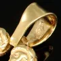 Sternzeichen Zwillinge - Anhänger - hochwertig gearbeitet - aus funkelndem Gold (14K / 585 Gelbgold)