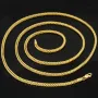 Goldkette / Fuchsschwanzkette aus hochwertigem 585 14k Gold (ca. 60cm lang, 2mm breit) - erstklassige Verarbeitung