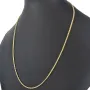 Goldkette / Fuchsschwanzkette aus hochwertigem 585 14k Gold (ca. 60cm lang, 2mm breit) - erstklassige Verarbeitung