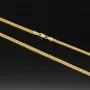 Goldkette / Fuchsschwanzkette aus hochwertigem 585 14k Gold (ca. 60cm lang, 2mm breit) - erstklassige Verarbeitung