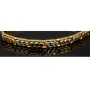 Funkelndes Armband aus 14K 585er Bicolor Gelb- und Weißgold in prunkvollem Design (ca. 19 cm Länge, 6mm Breite)