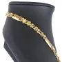 Flache Königskette mit trendigen Elementen im Greco-Design aus hochwertigem 585er Gold (14 K) (ca. 23,3 g, 59cm, 8mm)