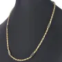 Außergewöhnliche Königskette aus 585er Gelbgold 14K mit schwarzem Zirkoniabesatz – 60cm Länge , 4,5mm Breite