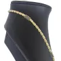 Außergewöhnliche Königskette aus 585er Gelbgold 14K mit schwarzem Zirkoniabesatz – 60cm Länge , 4,5mm Breite